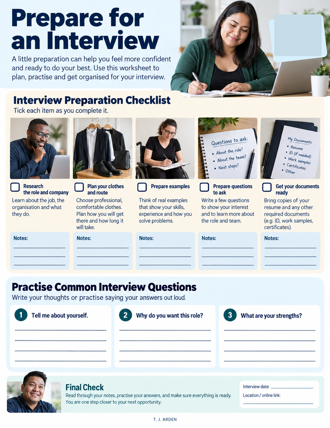MY WORK SKILLS Complete Printable Worksheet Bundle